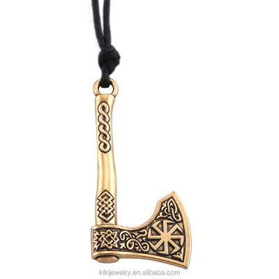 China Hot Selling Ax Fashion CLASSIC Viking Jewelry For Accessories Men Pendant Necklaces for sale