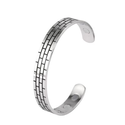 China Band Line Women Do Not Slap Bracelet Health Magnetic Stainless Steel Stylish Bracelet for sale