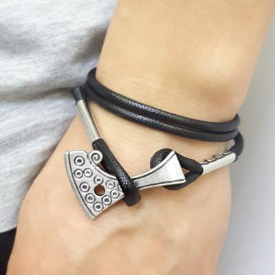 China CLASSIC Irish Mjolnir Viking Amulet Pendant Hammer Bracelet Accessories Jewelry Bangle Bracelet for sale