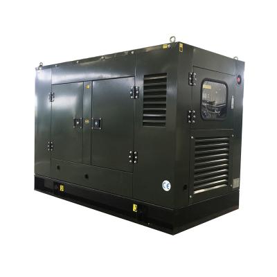 China 10kw silent type water cooled natural gas biogas generator set HTG-10GF for sale