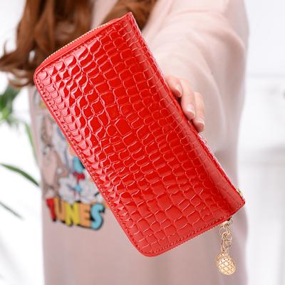 China China Portable Wholesale Fashionable Female Casual Ladies Wallets Cheap Pu Leather Zipper Wallet for sale