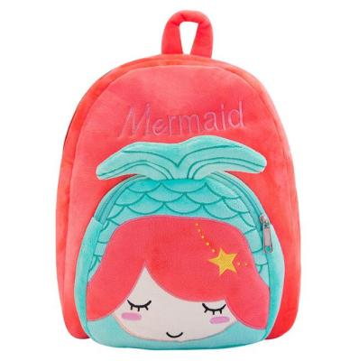 China No Lovely Kids Backpack Mermaid Appearance Mini Backpack For Kids Plush Backpack Kids for sale