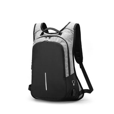 China With new design USB anti-theft large capacity lock coded laptop backpack with USB charging for sale