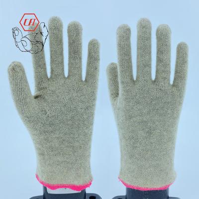 China Plain Custom 100% Wool Knit Liner Under Gloves For Leather Gloves for sale