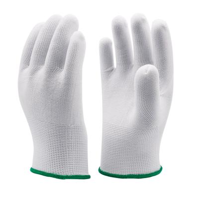 China Polyester General Purpose Drawing Ready Running Paint Thicken White Polyester Knit Safety Work Gardening Gloves for sale