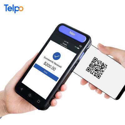 China SDK Telpo P8 Mobile Touch Screen Android All In One Credit Card POS Machine With 1D / 2D Barcode Scanner for sale