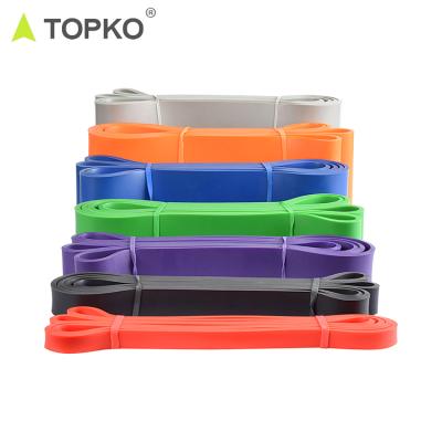 China TOPKO Yoga and Pilates Private Label Band Low Price Fitness Hip Circle Resistance Bands Set Hot Selling for sale