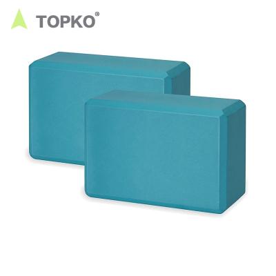 China TOPKO Eco-Friendly Eco-Friendly Custom Logo High Density EVA Foam Yoga Block for sale