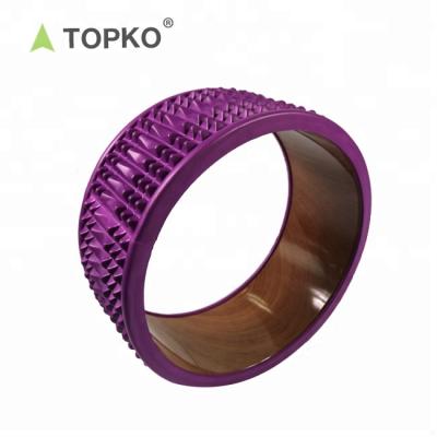 China Wholesale Massage Yoga Deep Wheel Manufacturer TOPKO Cloth Back Roller For Back Pain for sale