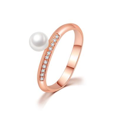 China Pearl Set Stackable Ring Freshwater Pearl Rings Unique Design FASHIONABLE for sale