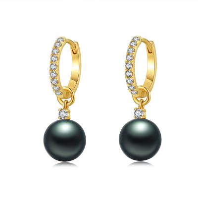 China FASHIONABLE Pearl Earrings Wholesale Price 18K Drop Tasty Pearl Earrings for sale