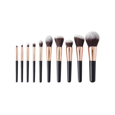 China Angular Blush Professional Custom Make Up Brush Set Vegan Make Up Brush Set for sale