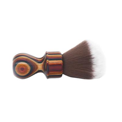 China Shaving Brush Best Seller Mens Wooden Handle Synthetic Nylon Brush For Shaving for sale