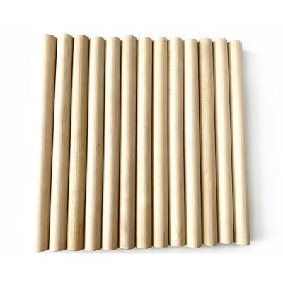 China China Manufacturer Price Dowels Craft Sticks Birch Wood Roundwood Stick for sale