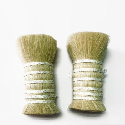 China High Efficiency Artist Brush Making Materials Super Goat Hair Double Drawn 38mm-140mm for sale