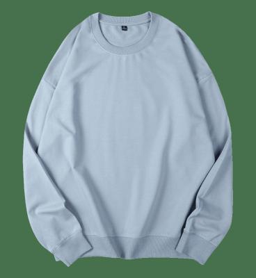 China Best quality anti-pilling design long sleeves your own logo/size crewneck sweater with drawstrings custom sheer color crewneck sweater for sale