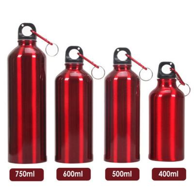 China Sustainable Wholesale 750ml Sports Aluminum Water Bottle With Carabiner Lid for sale