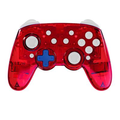 China Wireless VIB MOTOR Switch Pro Controller with Tracer Button LED Lamp Switch NS Pro Controller Control Gamepad for sale