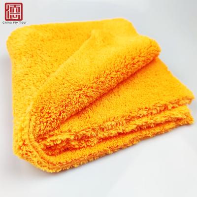 China High Quality CTCCTL003 Soft 16 x 16 Inch Car Drying Wash Plush Microfiber Lint Free Edgeless Towel for sale