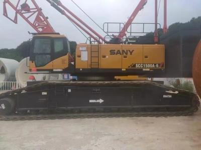 China Mobile Crawler Crane Used 150t Crawler Crane 2021 Model Sany SCC1500-6 for sale