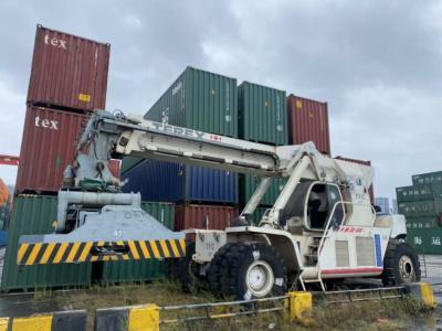 Κίνα 2001 μοντέλο δεύτερου χεριού Reach Stacker Container Handler Terex TFC 45 Προσαρμογή προς πώληση