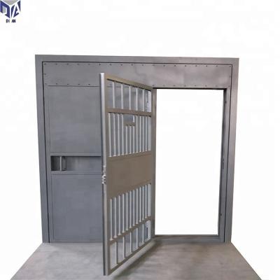 China Traditional Steel Jail Cell Jail Security Door With Vision Panel For Sale for sale