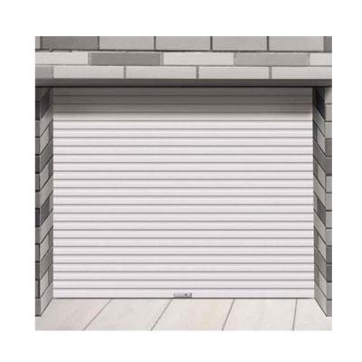 China AIWU Brand Modern Garage Door Manufacturer Remote Control Opening Steel Doors With Lines for sale