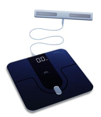 China Personal Bluetooth 8 Electrode Measure Bathroom Scale Body Balance Smart Body Scales With APP for sale