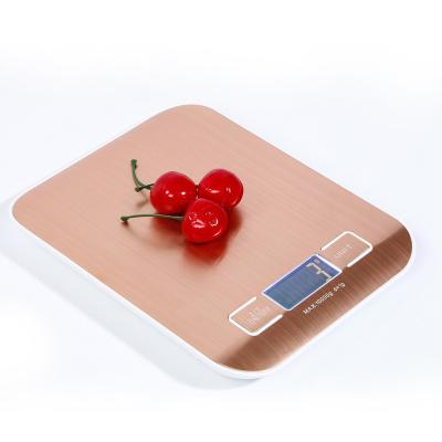 China Factory Price LCD Digital Kitchen Scale 5kg Electronic Weight Kitchen Food Measuring Scale for sale