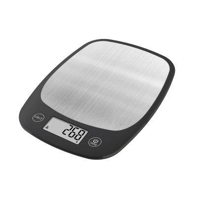 China Kitchan Scale Factory Customized Stainless LCD Display Electronic Kitchen Scale Kitchen Weight Scale for sale