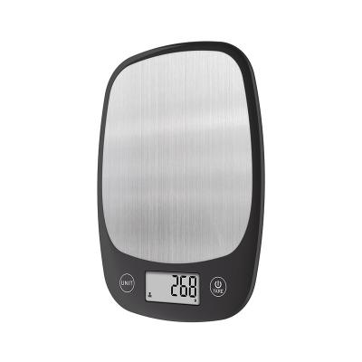 China Low Price Kitchan Kitchen Scale Stainless Thin Electronic Kitchen Weight Scales LCD Display Digital Scales for sale