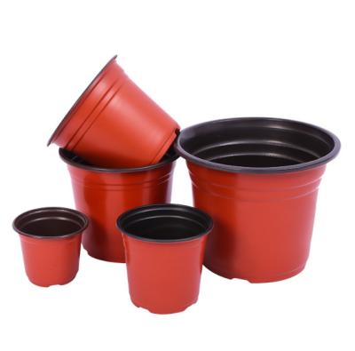 China Planting Seedling Wholesale Cheap Plastic Flower Pots Garden Nursery Potted Plant Flowerpot Various Sizes for sale