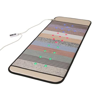 China Skin Tightening PEMF Heating Bio Magnetic Field Red Light Pain Relief Amethyst Electro Thermal Pulse Therapy Far Near Infrared Sauna Mat for sale