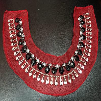 China 2020 new style hand made beading necklace with acrylic garment accessories wholesale stock CUL-KCR005 for sale