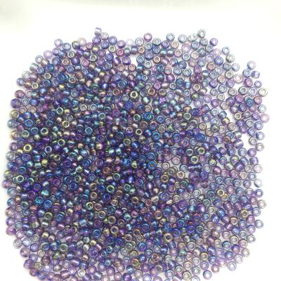 China 2019 High Quality Multi Color Crystal Rice Beads 2mm Hand Made Loose Glass Beads Colorful Beads For Clothing for sale