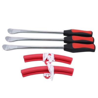 China Tire Repair Tire Lever Tool Spoon Motorcycle Repair Tool With Motorcycle And 2PCS Rim Protector Tire Lever 3PCS for sale