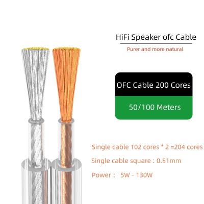 China HOME THEATER straining products 2022 twisted pair speaker cable stranded A.W.G. copper wire 2 core 20 for sale