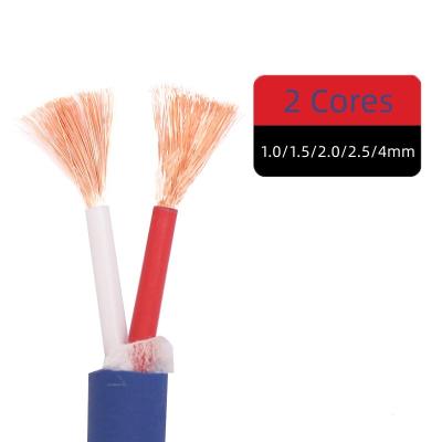 China HOME THEATER 2 Core Insulated Wire For Speaker Wire OFC 2 Core Flexible PVC Wire 4.0 For Home Theater System 4mm Audio Cable for sale