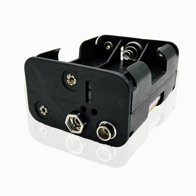 China Toys Bestsellers Battery Holder Box 6 x aa 9 Volt Battery Holder with Snap Connector Battery Case Holder for sale