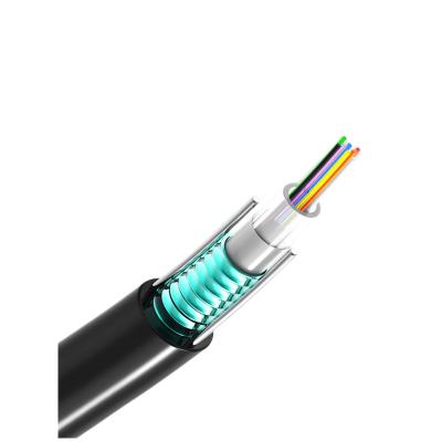 China 4 Core 6 8 12 Core Singlemode Signal Transmission 4 Core Single Mode Fiber Optic Cable Wire GYXTW Armored Fiber Optic 24 4 Core Fiber Optic Outdoor Cables for sale