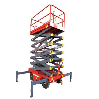 China Hydraulic self-propelled electric scissor lift mobile hydraulic scissor lift platform for aerial work for sale