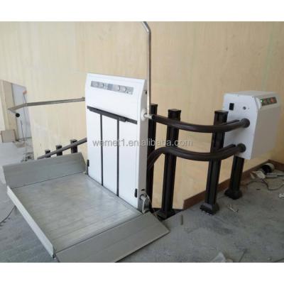 China Hotels 250kg Wheelchair Lift Platform Inclined Elevator Stair Climbing For Disable People With Cheap Price for sale