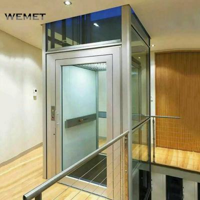 China Mini Electric Power Modern Outdoor Home Villa Lift Small Hydraulic Indoor Home Elevator Home Elevator for sale