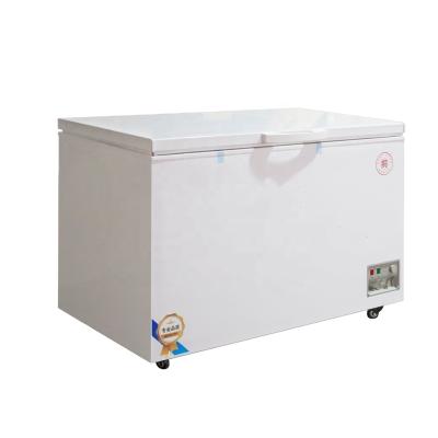 China 368 PHIYOND Because/BD498 368L White Single Door Chest Deep Commercial Freezer for sale