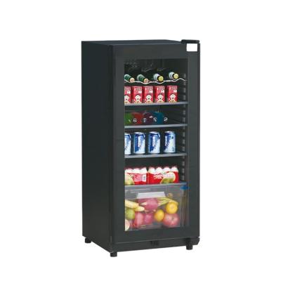 China 128 PHIYOND LC-128 128L Hot Selling Door Bar Fridge Red Wine Cabinet Red Wine Cabinet Wine Cooler Glass Cabinet Mini Refrigerator for sale