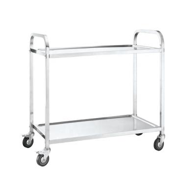 China PHIYOND Stainless Steel Commercial Square Tube Stainless Steel Serving Cart for sale