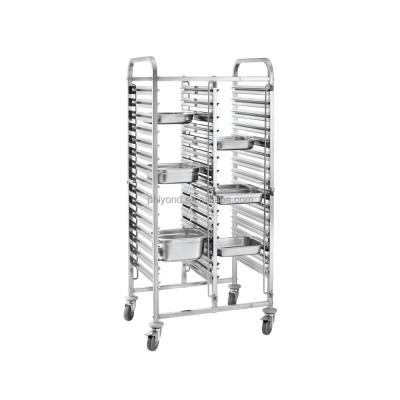 China Stainless Steel Bakery Tray Trolley for sale