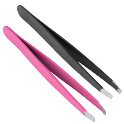 China Eyebrow Tweezers Stainless Steel Face Hair Removal Eyebrow Trimmer Eyelash Clip Beauty Eyelash Tweezers Cosmetic Makeup Tool for sale