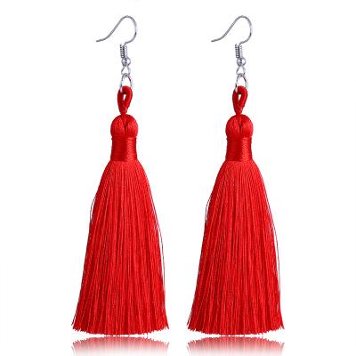 China / Tassel Earrings For Women Ethnic Boho Bohemia Drop Earrings Long Dangle Earrings Vintage Fashion Punk Jewelry for sale