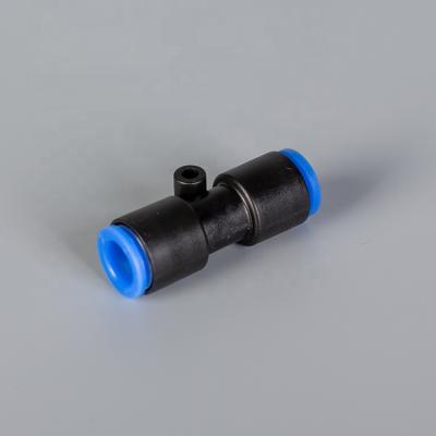 China High Quality Plastic RO Connector Print Shops PU Hose Air Push Straight Pneumatic Fitting for sale